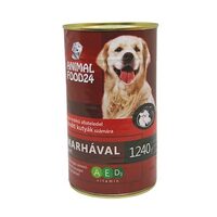 Conserva pentru caini Animal Food24 1240gr vita 