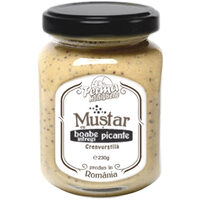 Mustar Crenvurstila boabe picant 230g