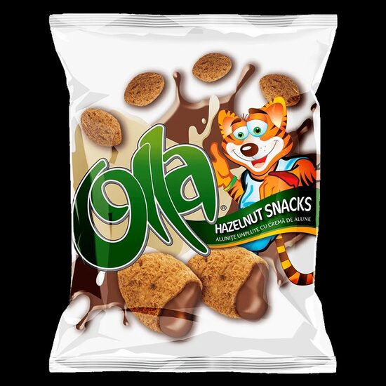 OLLA  Alunițe umplute cu cremă de alune 200g (bax 14 buc)