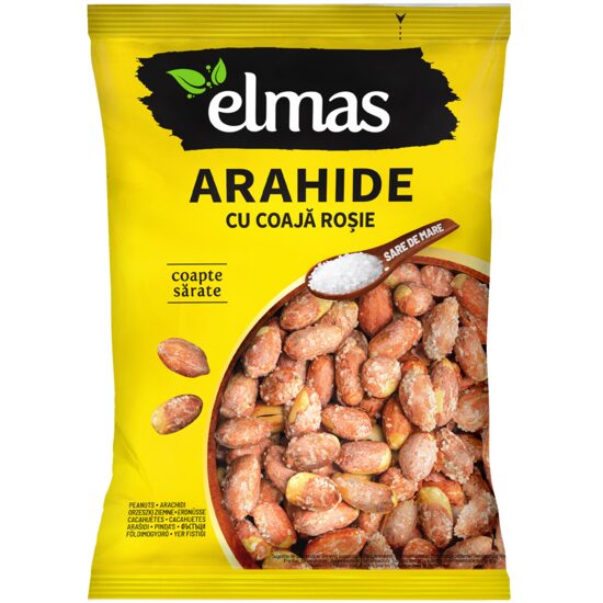 Arahide ELMAS cu coaja rosie 300gr (bax 12 buc)