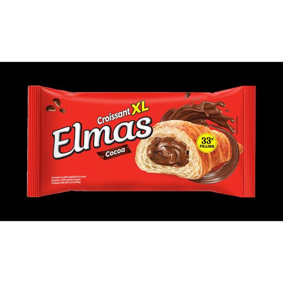 Croissant cacao 80gr (bax 24 buc)