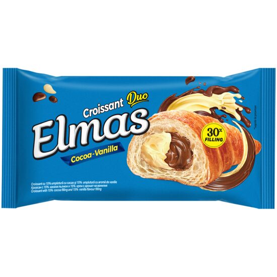 Croissant cacao-vanilie 60gr (bax 30 buc)