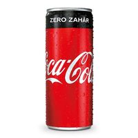 Coca Cola Zero Sleek doza 0.33L (bax 4 buc) SGR