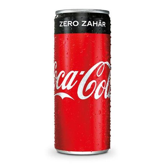 Coca Cola Zero Sleek doza 0.33L (bax 4 buc) SGR