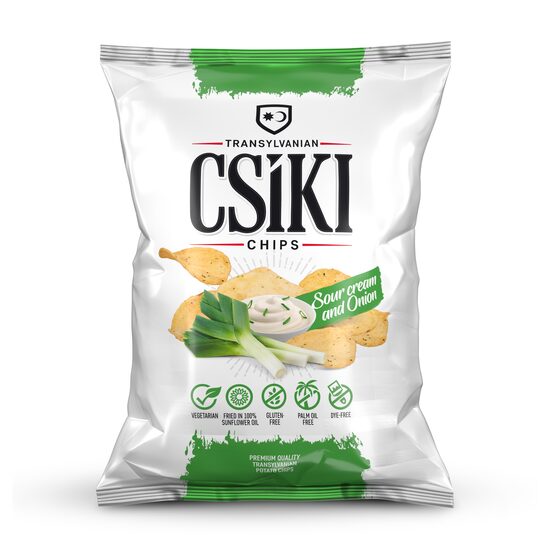 Csiki Chips smantana si ceapa 60g (bax 16 buc)