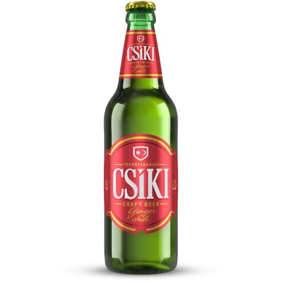 Bere Transylvanian Csiki Cr.Beer Ginger 0.5l (naveta 20 sticle)