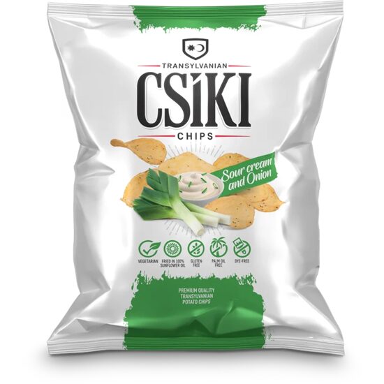 Csiki Chips smant. si ceapa 150gr (bax 9 buc)